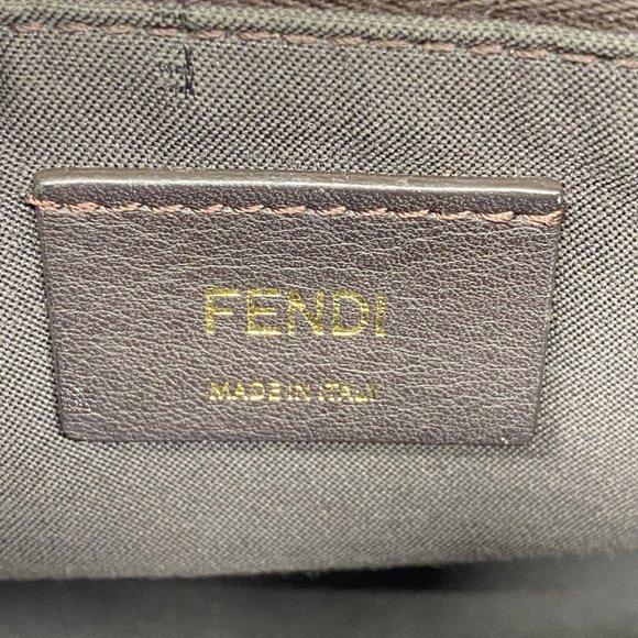 Fendi By the Way Leather Handbag in White, Brown, and Orange for Women - Picture 5 of 12